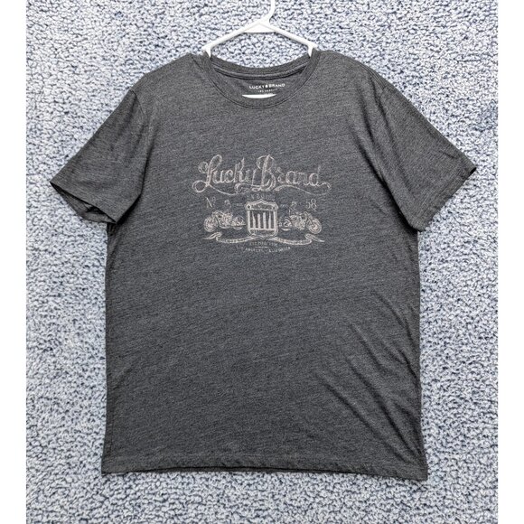 Lucky Brand Other - Lucky Brand Shirt Mens Medium Casual Lightweight Preppy City College Grunge Gray